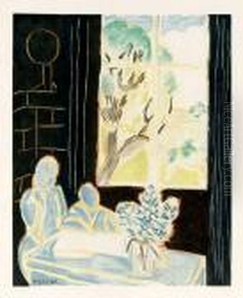 Le Silence Habite Des Maisons. Vers 1947 Oil Painting by Henri Matisse