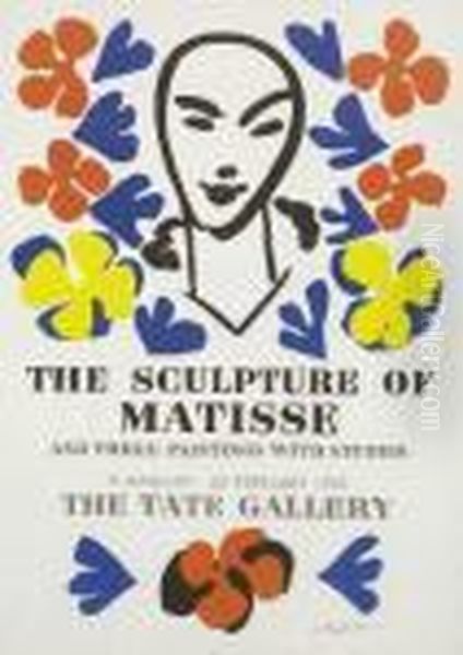 The Sculpture Of Matisse. Plakat Fur Die Tate Gallery. 1953 Oil Painting by Henri Matisse