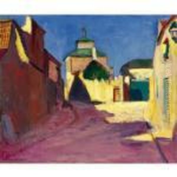 Une Rue A Arcueil Oil Painting by Henri Matisse