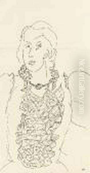 Femme Au Col Volant Oil Painting by Henri Matisse