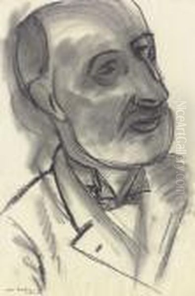 Portrait Du Peintre Pallady Oil Painting by Henri Matisse