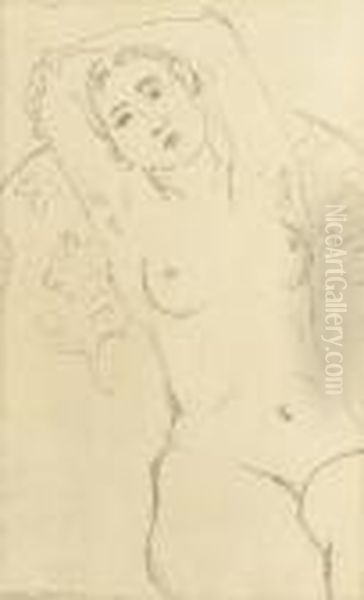 Femme Nue, Dans Un Fauteuil Oil Painting by Henri Matisse