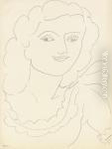 Tete, Blouse Volant Oil Painting by Henri Matisse