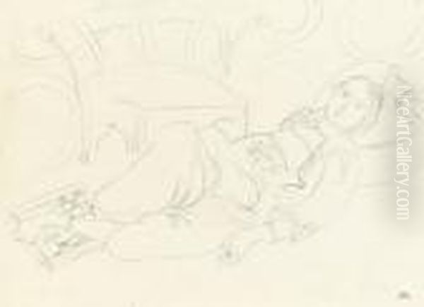 Odalisque Oil Painting by Henri Matisse