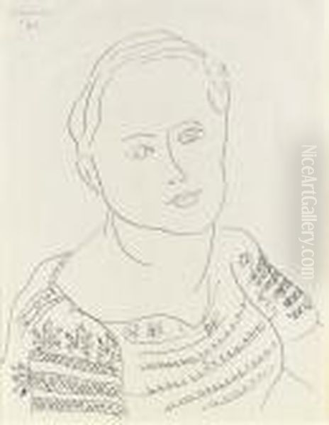 Buste De Femme Oil Painting by Henri Matisse