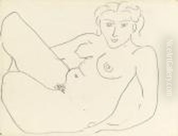 Nu Allonge Oil Painting by Henri Matisse