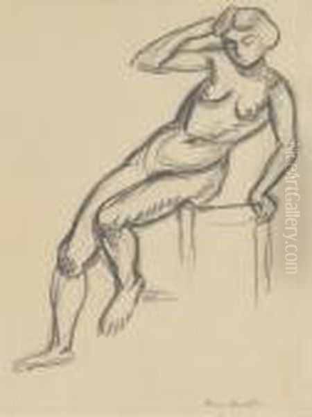 Jeune Femme Assise Oil Painting by Henri Matisse
