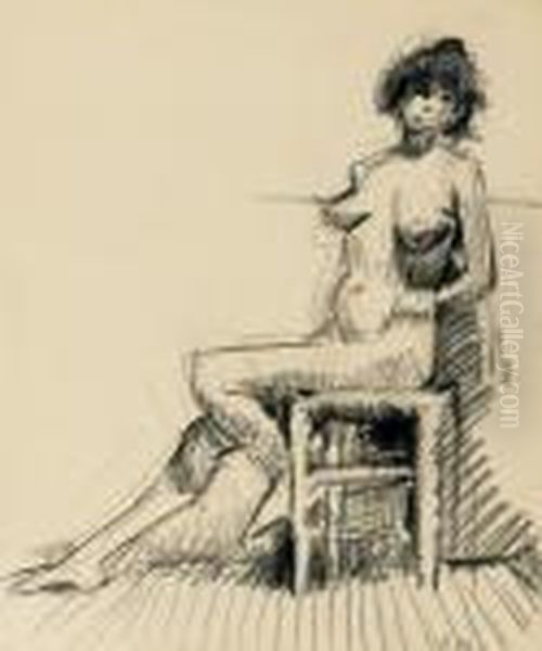 Femme Nue Assise Oil Painting by Henri Matisse