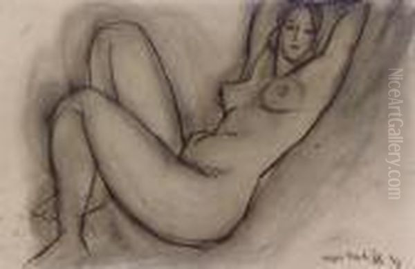 Nu Allonge Oil Painting by Henri Matisse