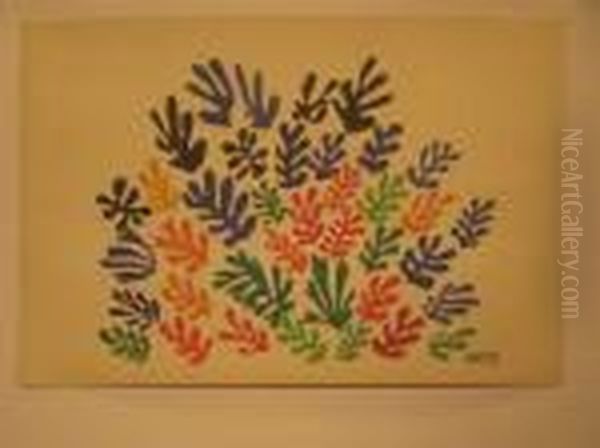 Les Algues - Verve Nos 35 Et 36. 1953. Oil Painting by Henri Matisse