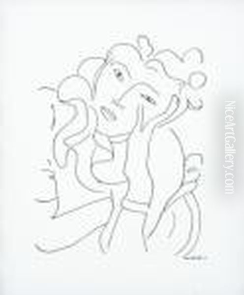 Mujer Oil Painting by Henri Matisse