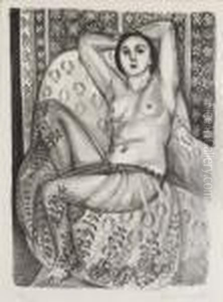 Odalisque Assise A La Jupe De Tulle Oil Painting by Henri Matisse