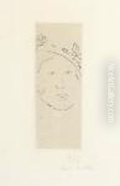 Loulou Masque - Chapeau Fleuri Oil Painting by Henri Matisse