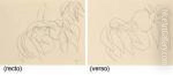 Etude De Plantes ( Oil Painting by Henri Matisse