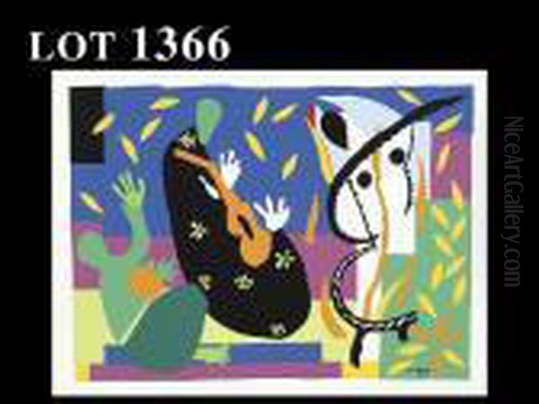 Tristesse Du Roi(estamp) Oil Painting by Henri Matisse