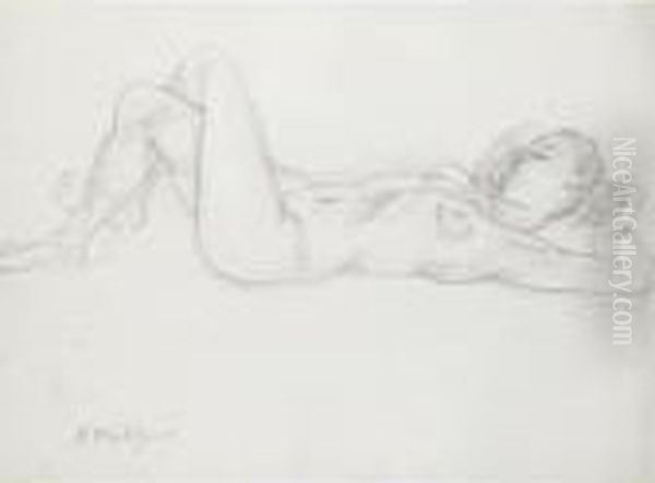 Nu Allonge Oil Painting by Henri Matisse