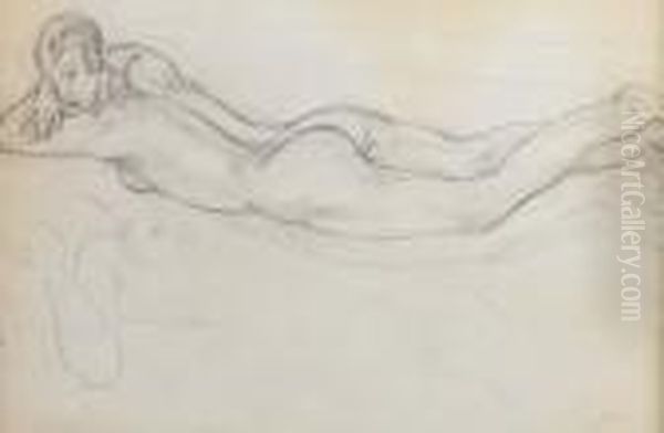 Femme Nue Allongee Oil Painting by Henri Matisse