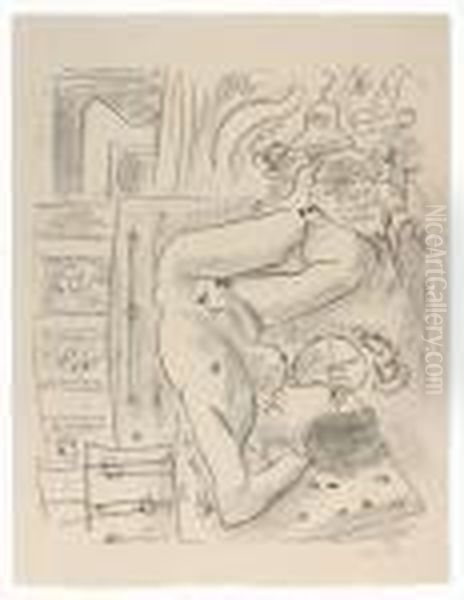 Nu Renverse Au Brasero Oil Painting by Henri Matisse