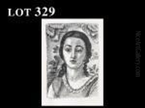 Jeune Fille Aux Boucles Brunes Oil Painting by Henri Matisse