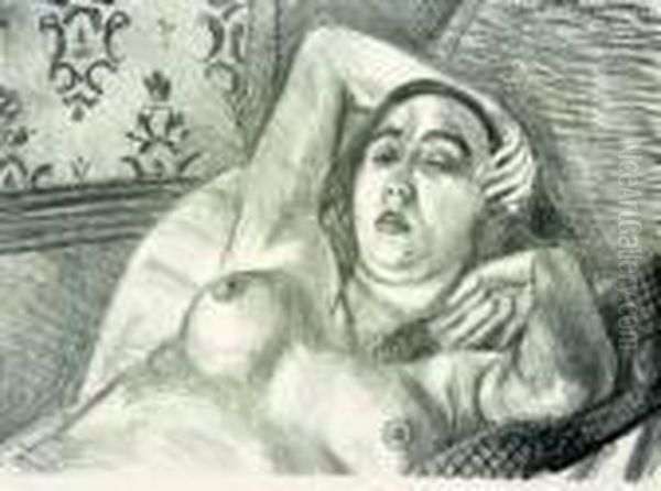 Le Repos Du Modele, Circa 1922 Oil Painting by Henri Matisse