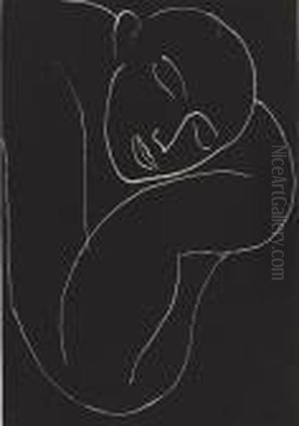 Cahiers D'art. Dessins De 
Matisse. Separatauflage Des Heftes 11. Jg. 1936, Heft 3-5. Umschlag Mit 
Titel <cahiers D'art> Und Illustrationen Von Matisse. Mit Einem 
Einfuhrenden Text Von Christian Zervos Und Einem Gedicht Von Tristan 
Tzara <a Henri M Oil Painting by Henri Matisse