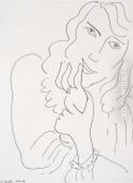 Femme En Buste (annelies Nelck) Oil Painting by Henri Matisse