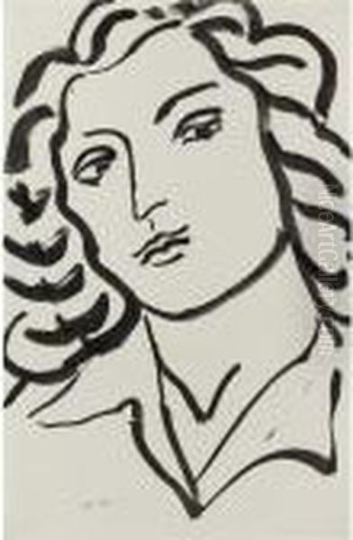 Portrait De Femme Oil Painting by Henri Matisse