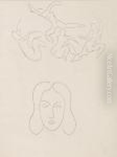 La Danse Et Tete De Femme Oil Painting by Henri Matisse