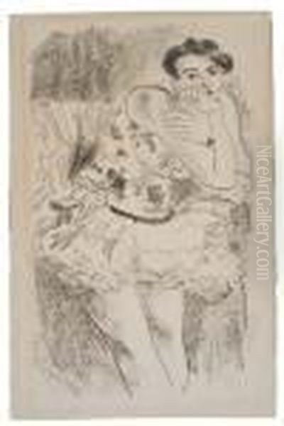 Danseuse Debout, Accoudee Oil Painting by Henri Matisse