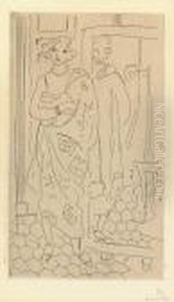 Le Reflet Dans La Glace Oil Painting by Henri Matisse