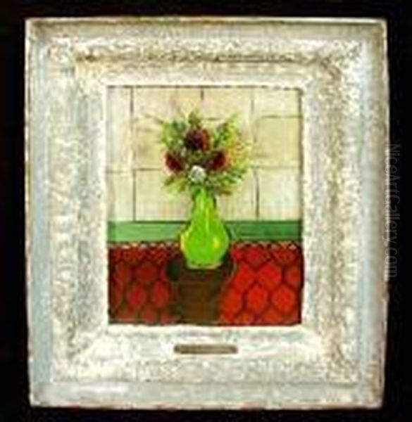 Still Life With Vase Of Flowers Oil Painting by Henri Matisse