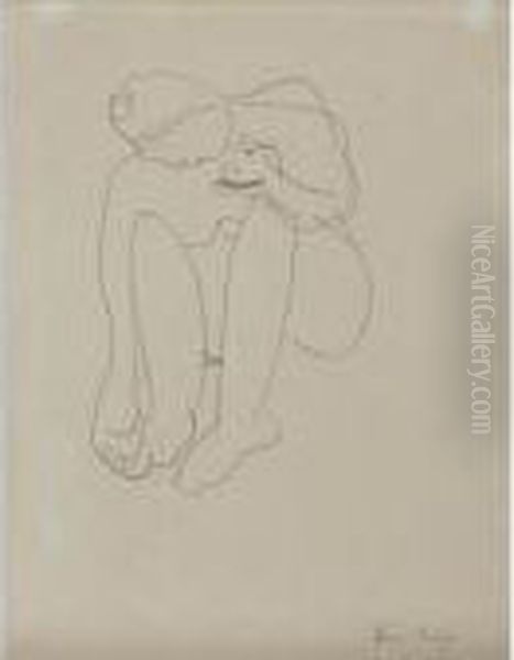 Femme Nue Assise Oil Painting by Henri Matisse