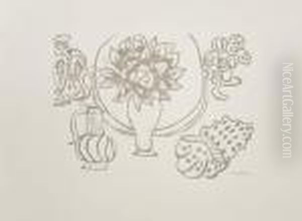 Nature Morte Au Magnolia Oil Painting by Henri Matisse