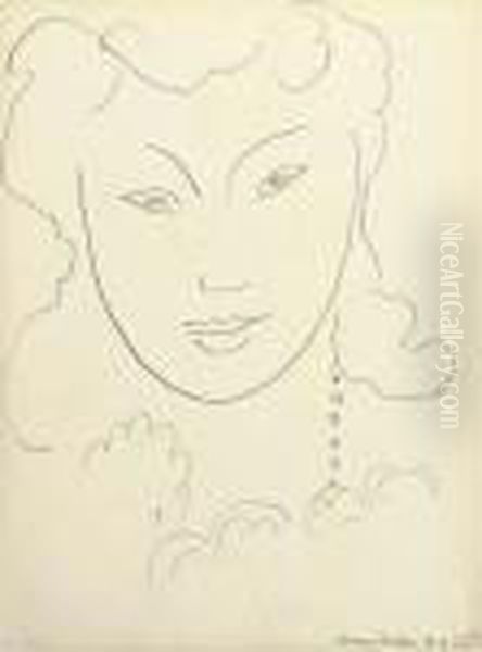 Portrait De Femme Oil Painting by Henri Matisse