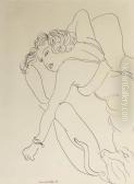 Femme Alanguie Sur Un Fauteuil Oil Painting by Henri Matisse