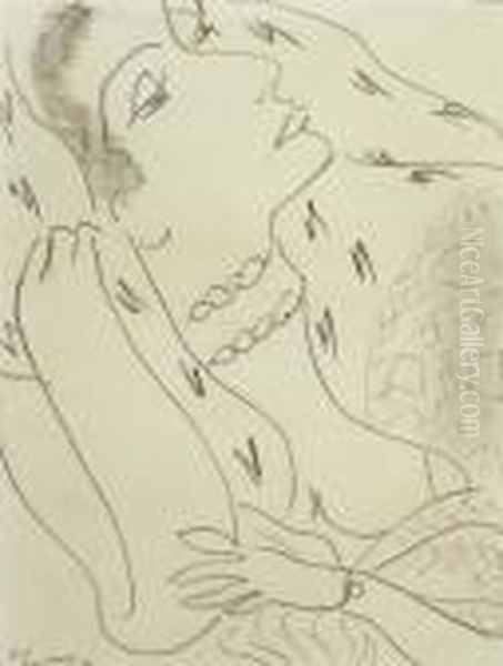 Theme L Variation 15 Oil Painting by Henri Matisse