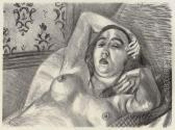 Le Repos Du Modele (duthuit 416) Oil Painting by Henri Matisse