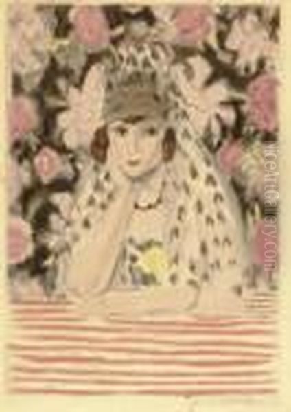 By Jacques Villon Oil Painting by Henri Matisse