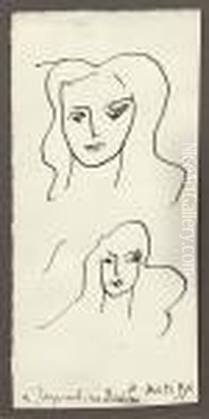 Senza Titolo - 1949 Oil Painting by Henri Matisse