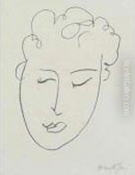 Tete Oil Painting by Henri Matisse