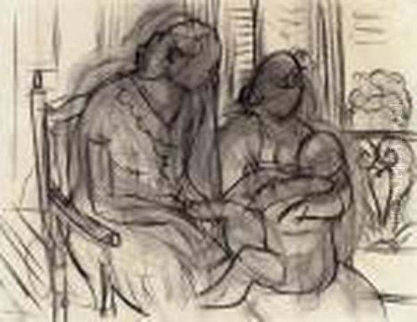 Maternite Oil Painting by Henri Matisse