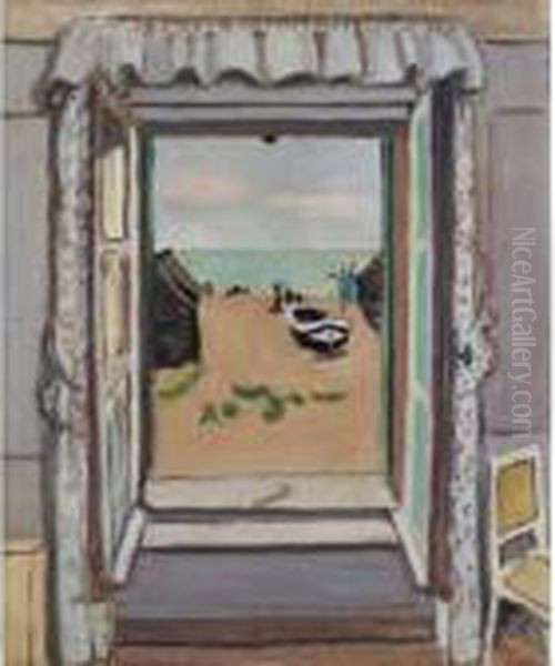 Fenetre Ouverte Etretat Oil Painting by Henri Matisse