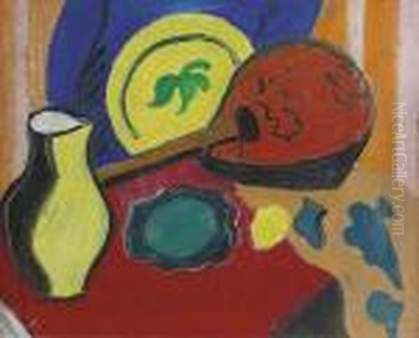 Nachfolger Des
Stillleben Mit Krug, Schale Und Gitarre. Oil Painting by Henri Matisse