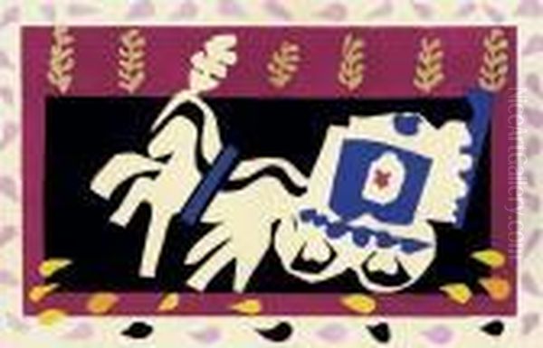 Le Cheval, L'ecuyere, Et Le Clown, From Jazz Oil Painting by Henri Matisse