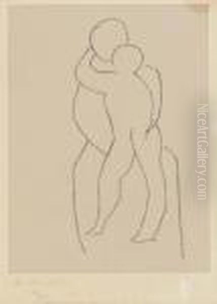 Vierge A L'enfant Debout, From Etudes Pour La Vierge 'visage' Oil Painting by Henri Matisse