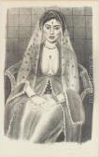 La Persane (d.507) Oil Painting by Henri Matisse