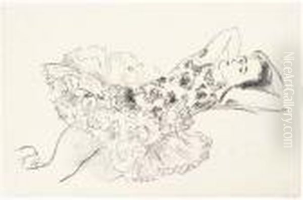 Danseuse Couchee Oil Painting by Henri Matisse