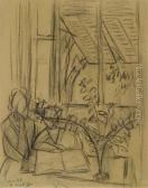 Interieur Les Persiennes Oil Painting by Henri Matisse