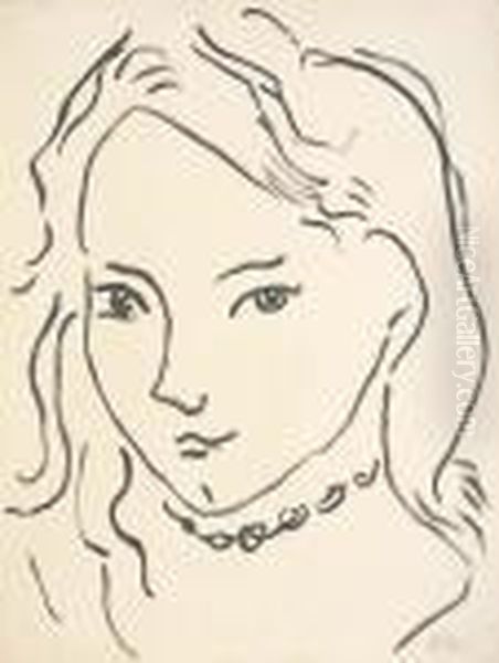 Portrait De Marguerite Oil Painting by Henri Matisse
