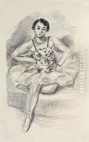 Danseuse Assise. Oil Painting by Henri Matisse